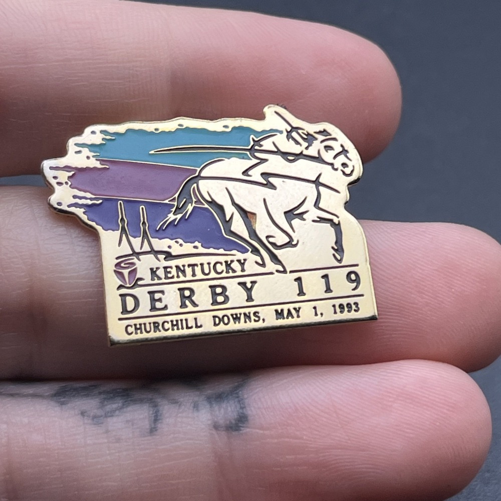 Kentucky Derby 119 Horse Racing Churchill Downs Lapel Hat Pin